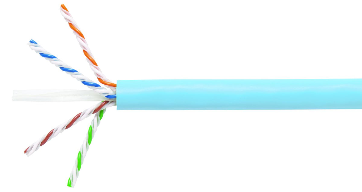 Commscope 1091B LBL C6A 4/23 U/UTP W1000 | GigaSPEED X10D 1091B ETL Verified Category 6A U/UTP Cable, light blue jacket, 4 pair count, 1000 ft (305 m) length, WE TOTE box