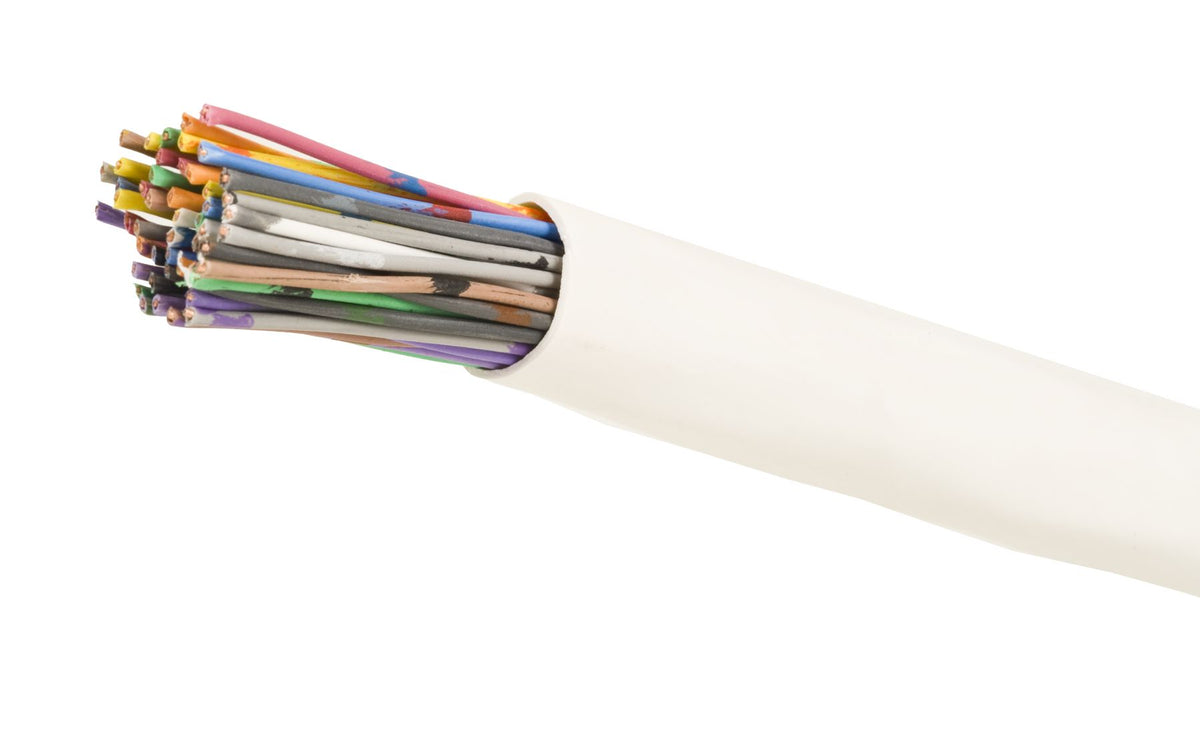 Commscope 2010B WH 25/24 R1000 | 2010B Category 3 U/UTP Cable, plenum, white jacket, 25 pair count, 1000 ft (305 m) length, reel