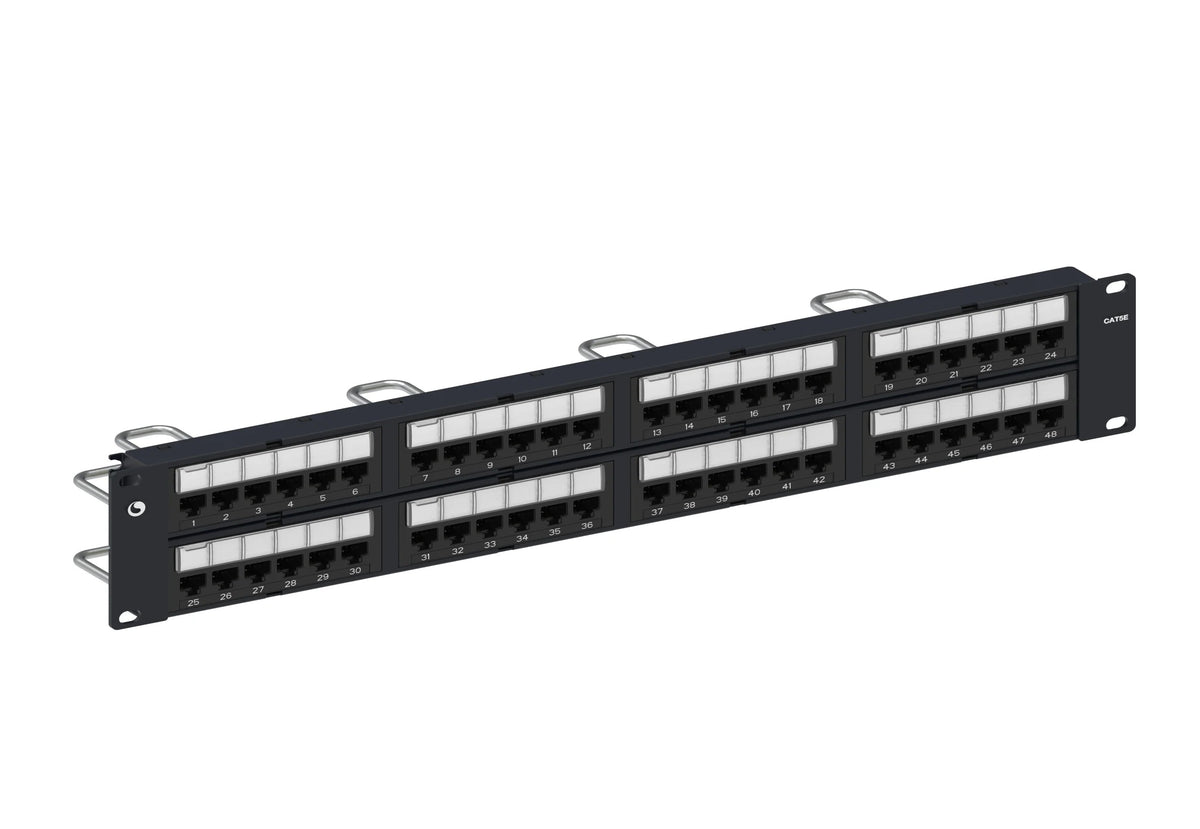 Commscope CPP-5E-DM-2U-48 | Distribution Module Panel, Cat 5E, 2U, 48 port