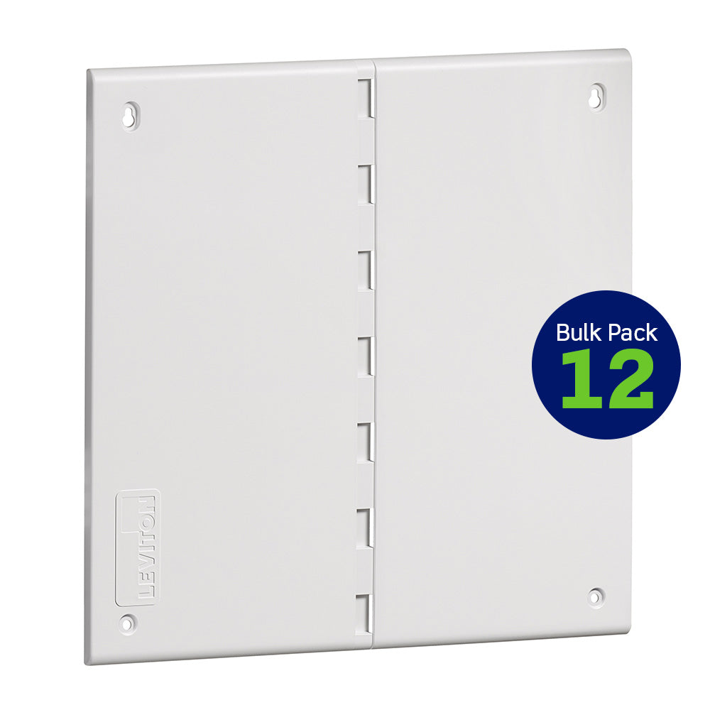 Leviton 49605-14F | 14" Vented Cover, Plastic, 12 Pack, White