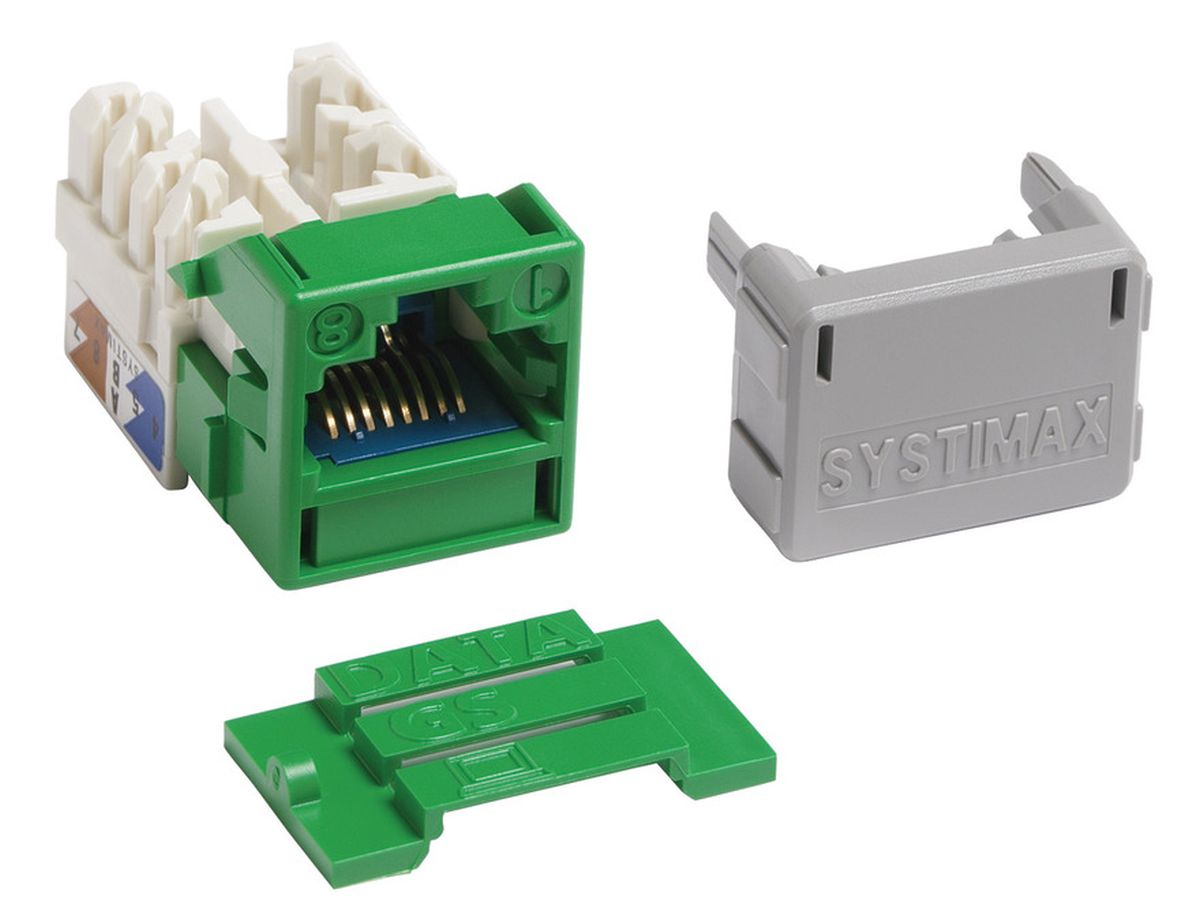 Commscope MGS600-226 | GigaSPEED X10D MGS600 Series Information Outlet, green