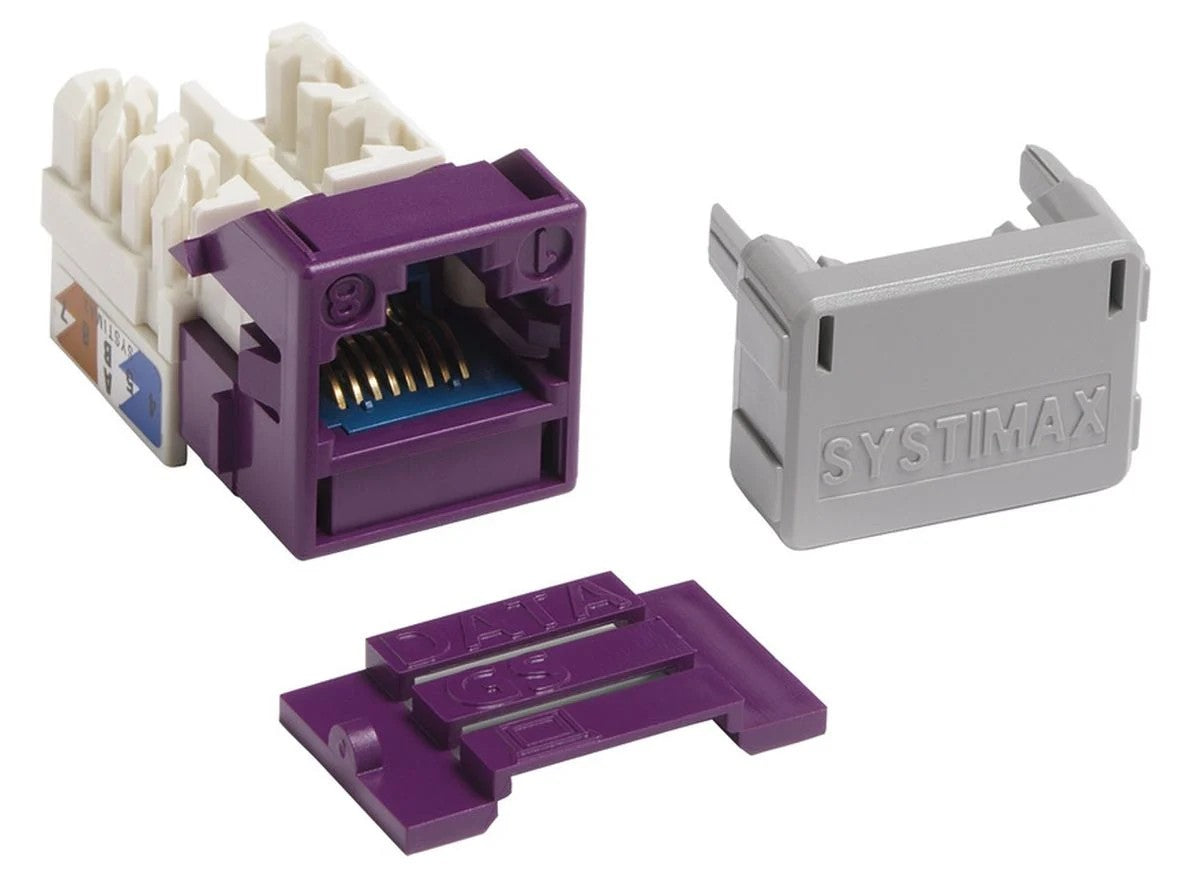 Commscope MGS600-361 | GigaSPEED X10D MGS600 Series Information Outlet, violet
