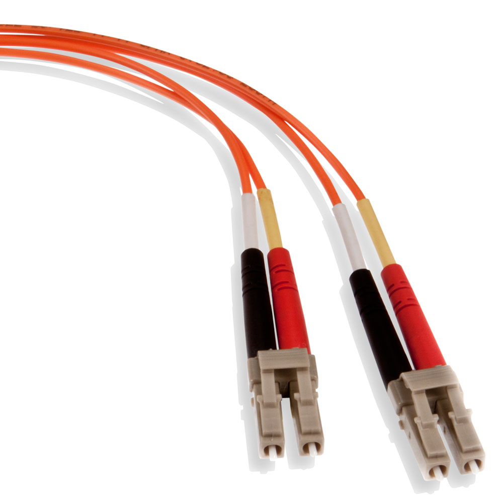 Leviton 50DLC-M01 | Economy Patch Cord, 50/125 um Multimode OM2, OFNR Duplex, LC-LC, 1m