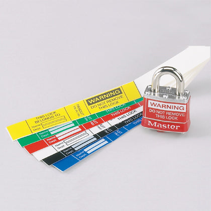 Panduit PSL-PL1REDY | Self-Laminating Padlock Label