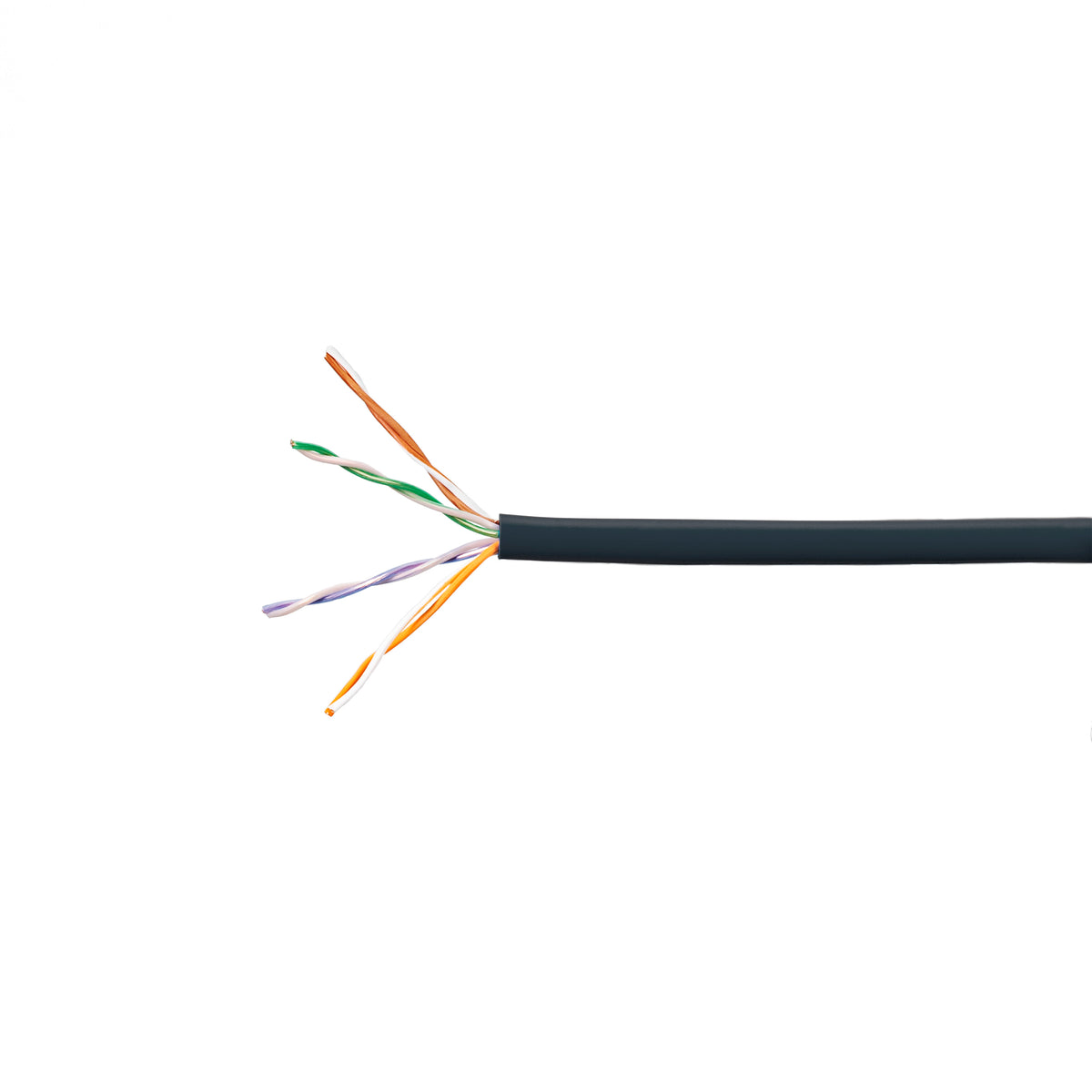 Commscope CS24P BLK C5E 4/24 U/UTP CPK 1KFT | ETL Verified Category 5e U/UTP Cable, plenum, black jacket, 4 pair count, 1000 (305 m) ft length, CommPak