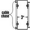 Middle Atlantic 5CC14-26 | Cable Chase, 14 RU, 26"D