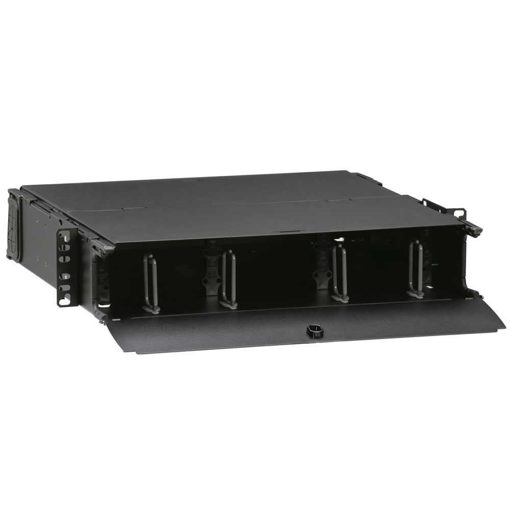 Leviton 5R2UL-F06 | 500i SDX 2RU Flush Mount Fiber Distribution and Splice Enclosure, empty