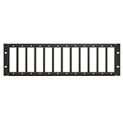 Leviton 5R3UE-OPX | 3RU 500i SDX Panel, empty; Accepts up to (12) SDX adapter plates or (12) SDX MTP cassettes