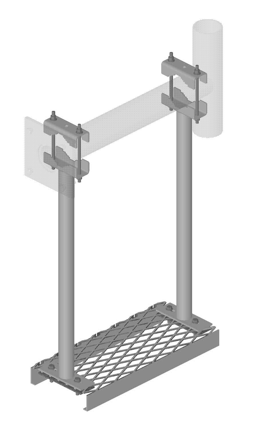 Commscope WP-197 | Work Platform for Single Pipe Support Arm