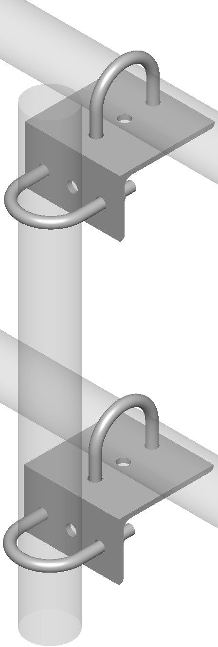 Commscope XA-2020 | Crossover Angle, 2-3/8 in to 2-3/8 in OD