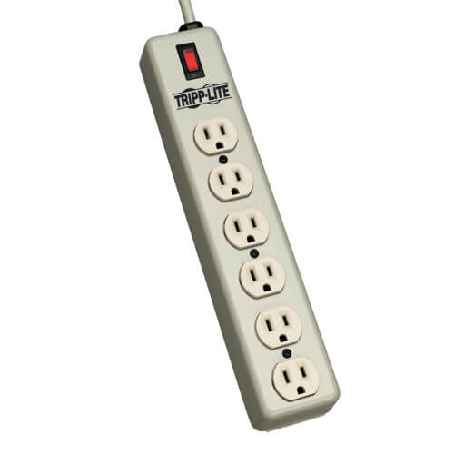 Tripp-Lite 6SPDX | Tripp Lite Waber Industrial Power Strip, 6-Outlet, 6 ft. (1.83 m) Cord