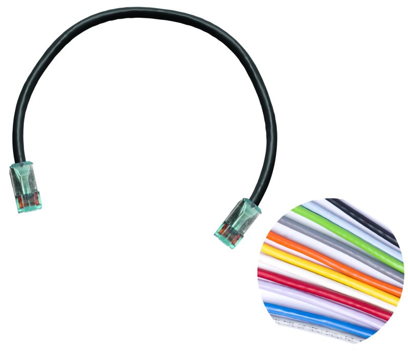 Commscope CPCGGK2-0MF015 | Jacket Color - Green | Cord Length - 15 Ft