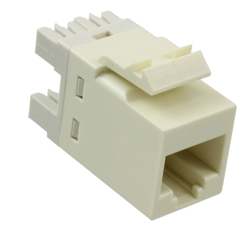 Commscope 1-1375191-1 | RJ45 Modular Jack, SL Series, Category 5e, unshielded, without dust cover, ivory