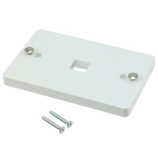 Commscope 1-1479152-3 | Faceplate Kit, phone, 1-port, alpine white