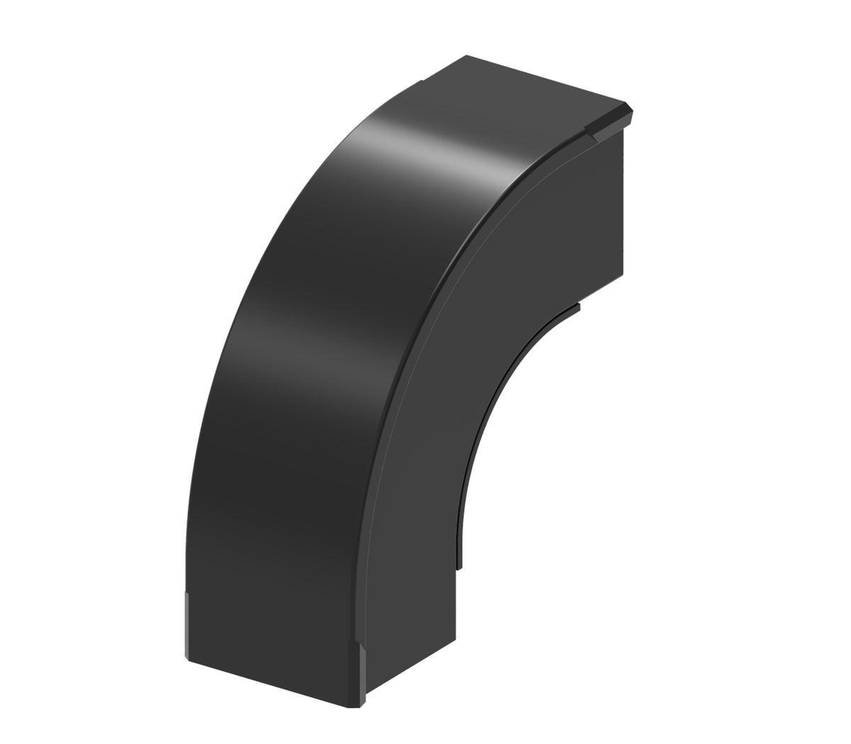 Commscope FGSB-MD9A-C | FiberGuide 90° Down Elbow, 2x2in, Black