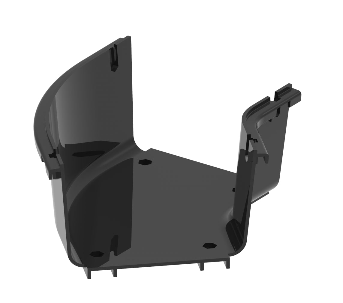 Commscope FGSB-MH4E-B | FiberGuide 45° Horizontal Elbow, 4x6in, Black