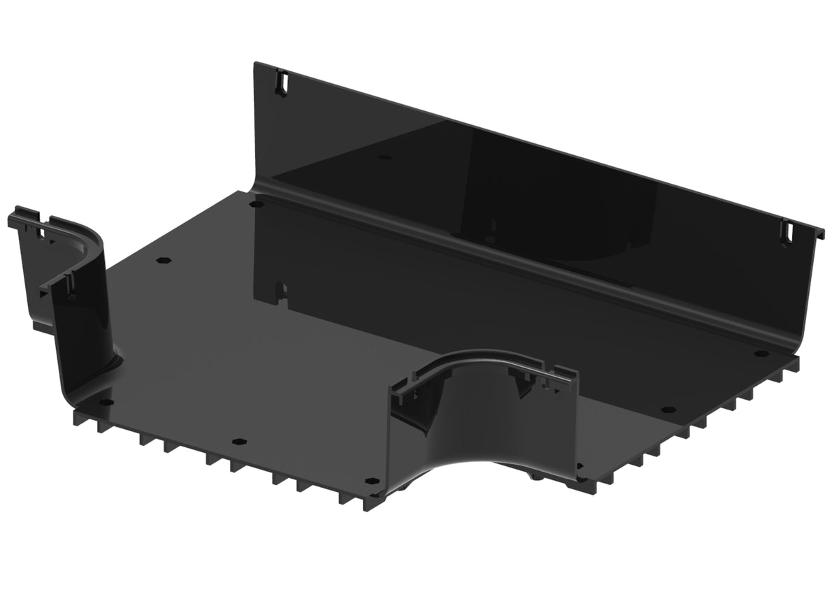 Commscope FGSB-MHRT-F | FiberGuide Horizontal T, 4x12in, Black