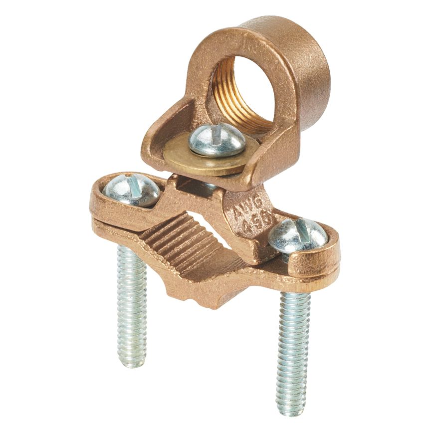 Panduit GPC4-1-12-Q | Pipe Clamp, 1in, w/Conduit Hub, 1/2 in, 25PK