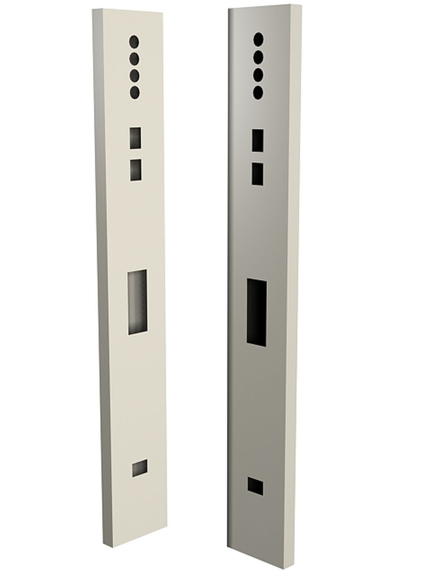 Commscope RAC-7B0162 | Universal End Guard Panel, 7 feet high, 15 inches, deep, putty white