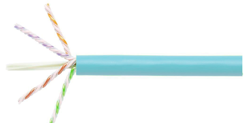Commscope 2091B LBL C6A 4/23 U/UTP W1000 | GigaSPEED X10D 2091B ETL Verified Category 6A U/UTP Cable, light blue jacket, 4 pair count, 1000 ft (305 m) length, WE TOTE box