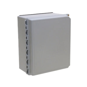Corning EDC-02P-NH | Distribution Center, 10.50 x 12.50 x 6.25 in., Surface Wall Mount, Grey, 2 Adapters