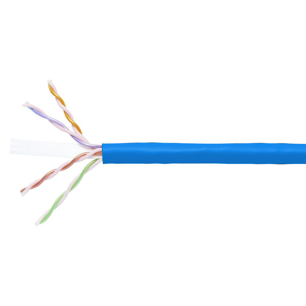 Commscope 2071E-UTG BLU C6 4/23 U/UTP R1000 | GigaSPEED XL 2071E-UTG ETL Verified Category 6 U/UTP Cable, plenum, blue jacket, 4 pair count, 1000 ft (305 m) length, reel