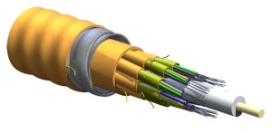 Corning 048K88-61130-A3 | MIC Unitized Tight-Buffered, Interlocking Armored Cable, Plenum