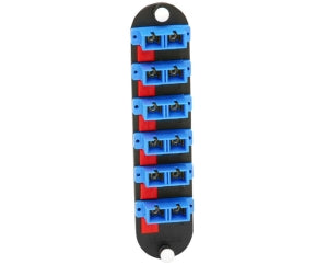Corning CCH-CP12-59-P03RJ | LANscape Panel, Pigtail; Singlemode (OS2); SC Duplex/SC Duplex; Blue