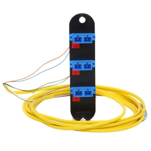 Corning CCH-CP06-A9-P03RH | Closet Connector Housing (CCH) Panel, pigtailed, LC Connectors