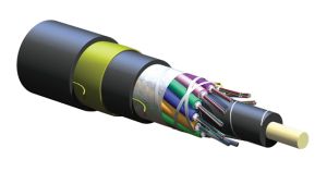 Corning 144EAE-T4401A20 | SOLO ADSS Loose Tube, Gel-Filled, Dual-Jacket Cable