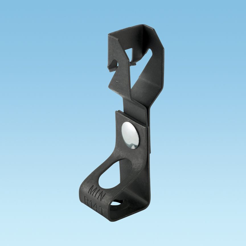 Panduit P1224TI | Z-Purlin Clip, 1/4 in Hole, PK100