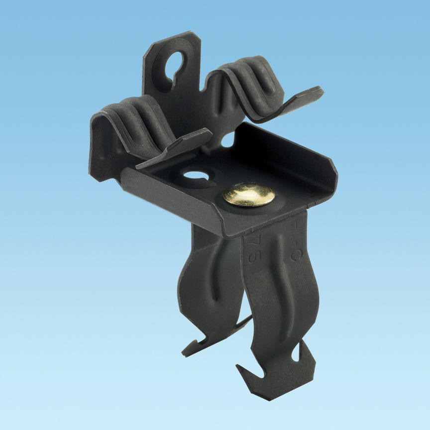 Panduit P12P58 | StrongHold™ Bottom Mount Beam Clamp with Push Fit Conduit Clip