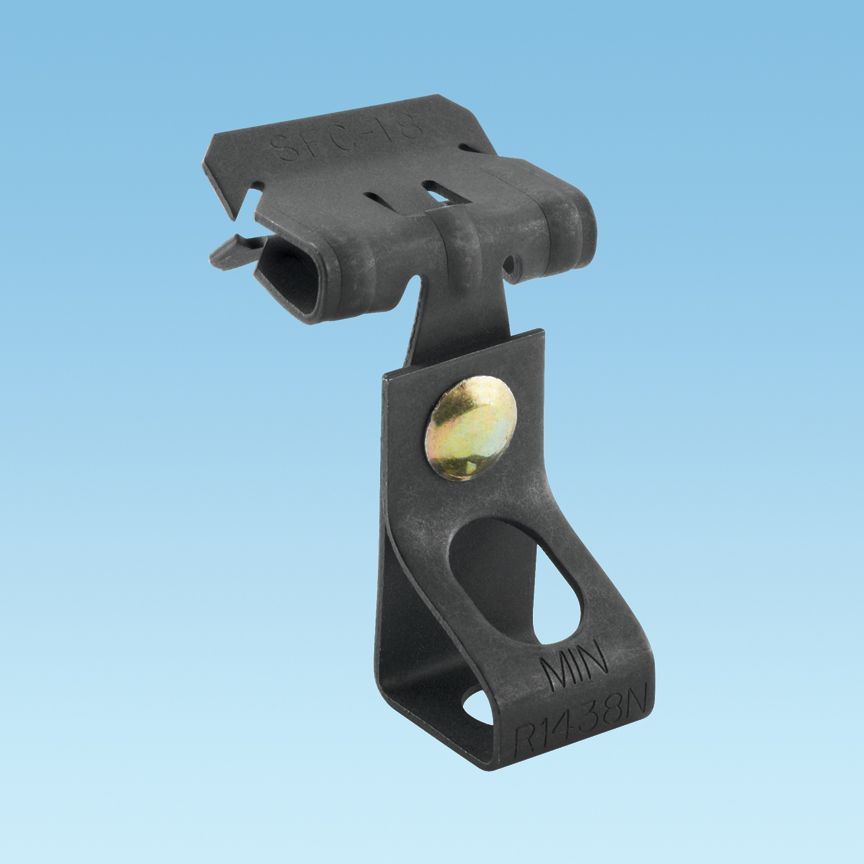 Panduit P6TA58 | Beam Clamp, 5/16"-1/2" Flange, Rod Hanger, 1/4"-20, Pack of 100