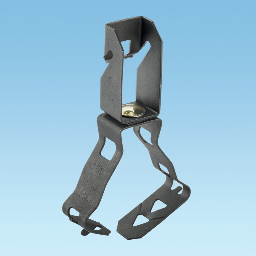 Panduit P12320M | Z-Purlin Clip, 1/4 in Hole, PK100