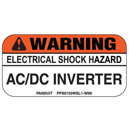 Panduit PPS0103WSL1-W09 | Solar Label