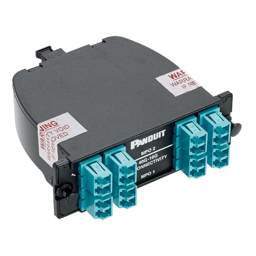 Panduit FC3XO-16-10NMBN | Opticom® 4-to-1 Breakout Cassette