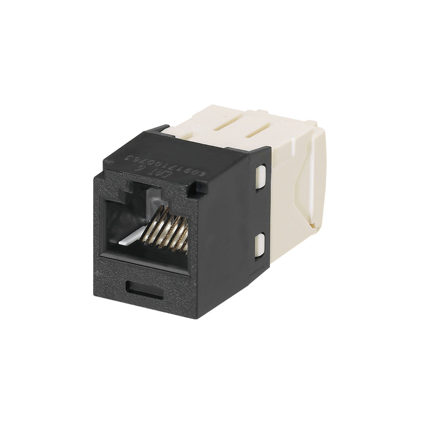 Panduit CJ688TGBL-24 | Mini-Com UTP RJ45 Cat 6 TG Jack Module, Black