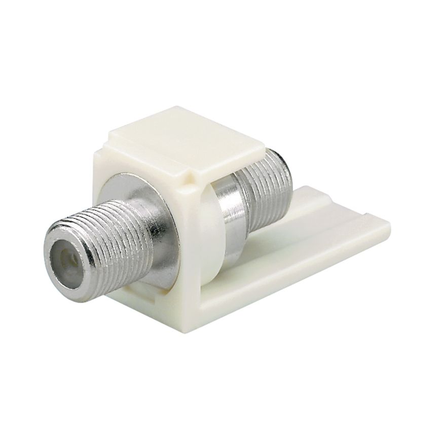 Panduit CMFSRWHY | Pan-Net F-Type Module, Self Terminating, White