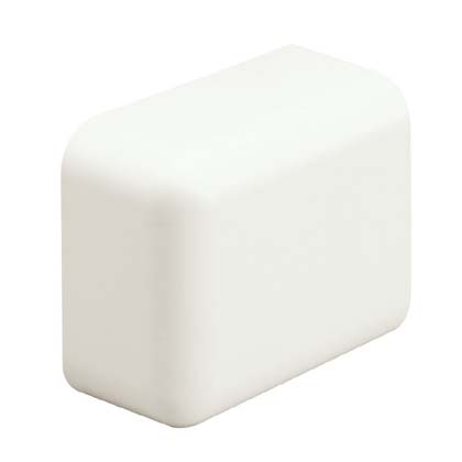 Panduit ECF5EI-E | Surface Raceway, LD5 End Cap, Low Voltage, White