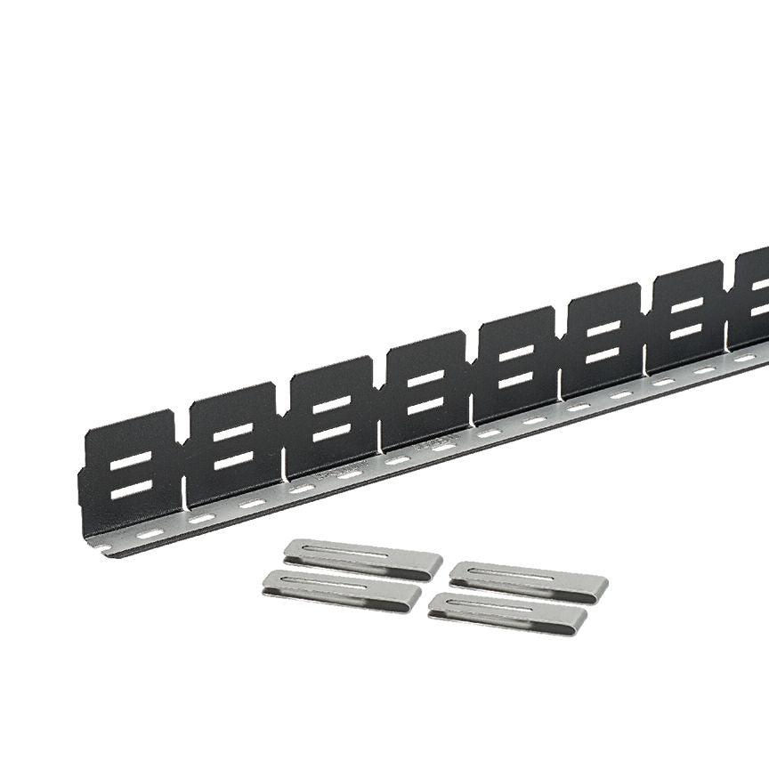 Panduit SD2EMI | PanelMax Shielded Duct, Black, Steel, 1.81"x72"x0.96", PK1