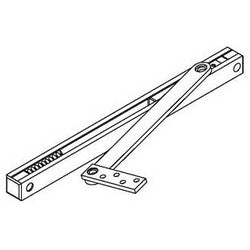 ABH Manufacturing 9037 US32D | Door Overhead Friction Heavy Duty Surface Mount, Satin Stainless Steel