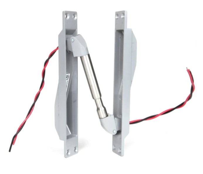 ABH Manufacturing PT200 US28 | Electrical Power Transfer, 18 Gauge, 24 V, US28 Satin Aluminum Finish