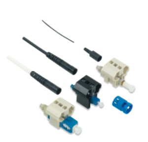 AFL Telecommunications FAST-LC-MM50L-6 | Fiber Optic Connector, 900 um, Aqua, LC, Field, 6, Multimode 50/125µm