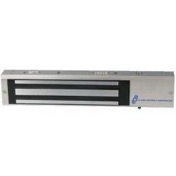Alarm Controls 600S | Alarm Control Magnetic Lock, Single, 12/24 Vdc, 600 Lb Load, Clear Anodized