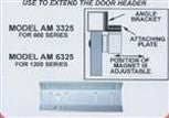 Alarm Controls AM6325 | Door Lock Angle Bracket, L-Type, Adjustable, 10-1/2" Length X 1/4" Thickness, Clear Anodized