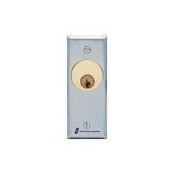 Alarm Controls MCK-1 | 1-3/4" Narrow 302 Stainless Steel Plate, 4A Spdt Momentary Action Switch