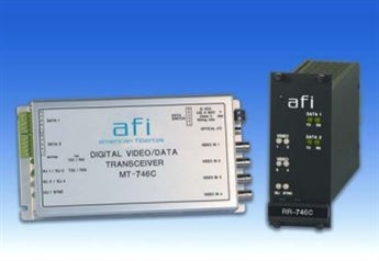 American Fibertek MR746C 4-Channel 8-Bit Digital Video/ Multi-Pro