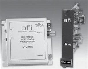 American Fibertek MTM-1605 Video/"Up the Coax" Module TX MM