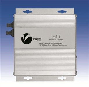 American Fibertek MX2-MM-FX-SC Fast Ethernet Fiber Optic Data TCVR Module, 10/100/Base-TX, 1300nm