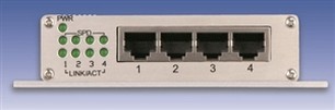 American Fibertek MX4-100TX Fast Ethernet 4-Port Data TCVR Module 10/100/Base-TX